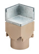 ACO RainDrain Corner Unit Assembly with Galvanised Steel Brickslot top ACO RainDrain Corner Unit Assembly with Galvanised Steel Brickslot top